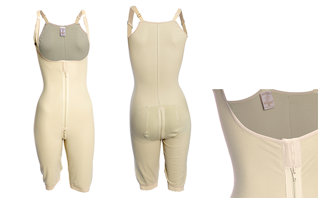 Faja Completa Tiranta BXF Pierna Rodilla Beige