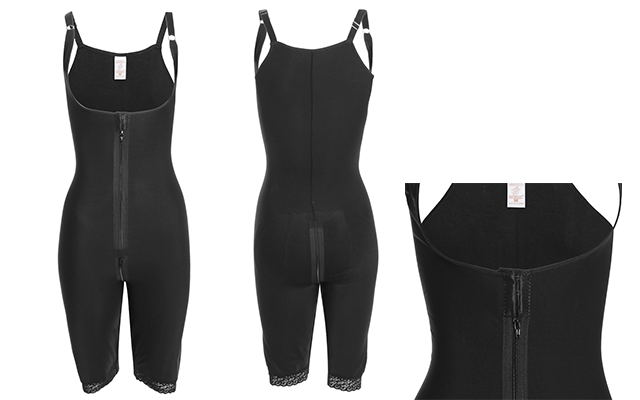 Faja Completa Tiranta BXF Pierna Rodilla Negro